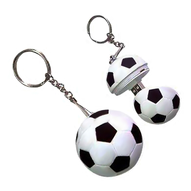Soccer Shaped 4GB USB Flash Drive With Keyring, Custom Logo Plastic Football Shape Thumb Drive Memory Stick