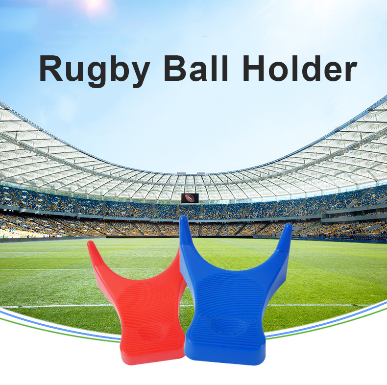 American Football Rugby Display Stand, PP Material, Triangle Structure, Perfect For Football Enthusiasts