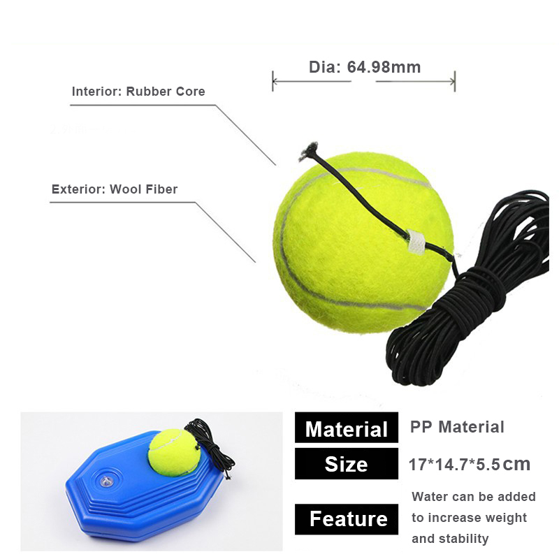 Portable Solo Tennis Training Equipment Tennis Rebounder Kit, Designed For Beginners Sport Exercise