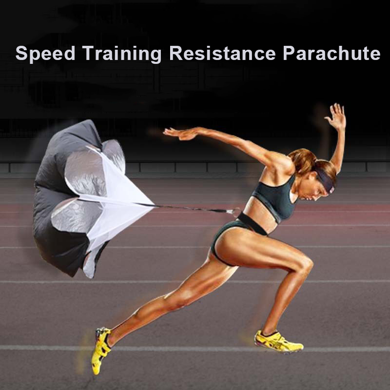 57 Inch Lightweight Speed Training Resistance Parachute With Carry Bag, Elevate Speed and Agility For Kids, Youth, and Adults