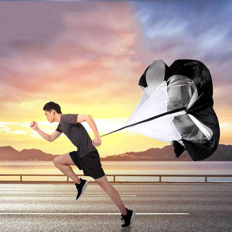 57 Inch Lightweight Speed Training Resistance Parachute With Carry Bag, Elevate Speed and Agility For Kids, Youth, and Adults