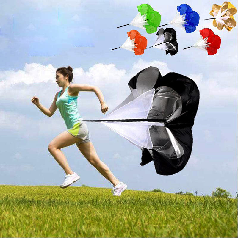 57 Inch Lightweight Speed Training Resistance Parachute With Carry Bag, Elevate Speed and Agility For Kids, Youth, and Adults