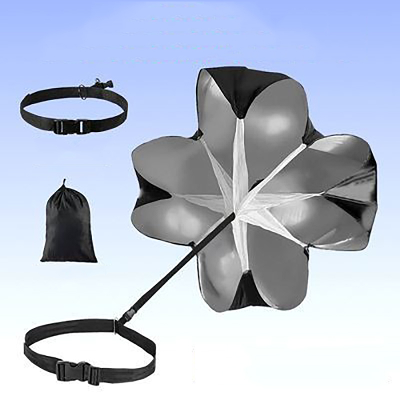 57 Inch Lightweight Speed Training Resistance Parachute With Carry Bag, Elevate Speed and Agility For Kids, Youth, and Adults