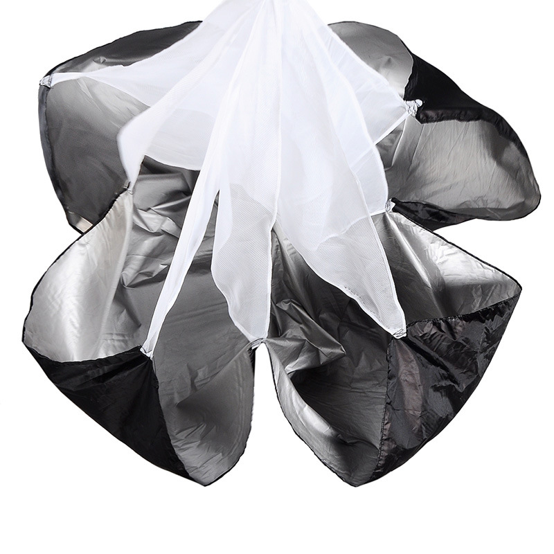 57 Inch Lightweight Speed Training Resistance Parachute With Carry Bag, Elevate Speed and Agility For Kids, Youth, and Adults