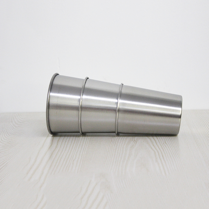 16oz Stainless Steel Beer Cup, Stackable & Unbreakable Metal Pint Cup Drinking Tumbler