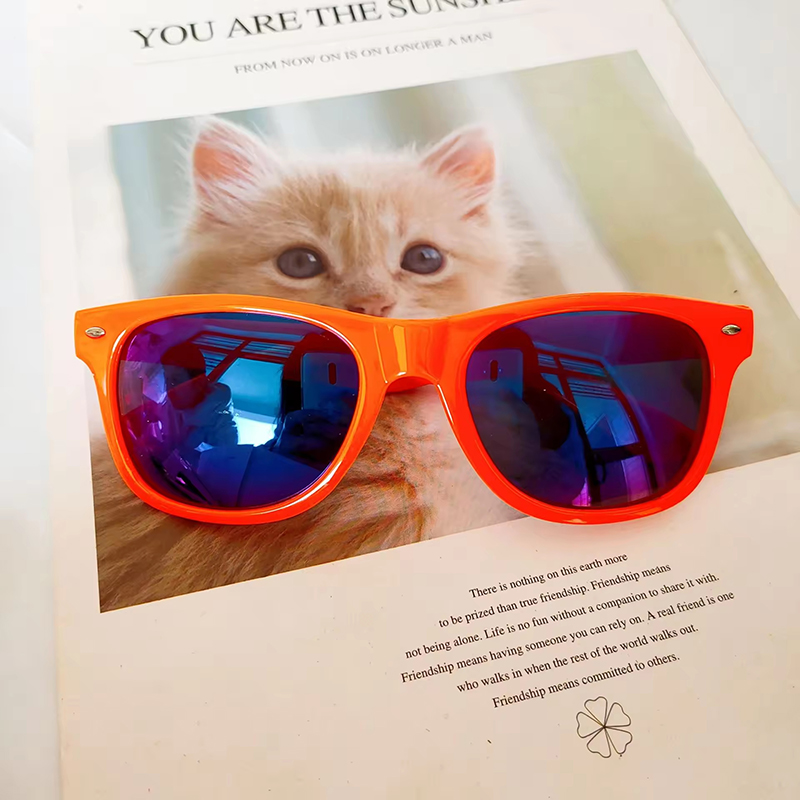 Kids Neon Colored Sunglasses With UV400 Protection For Boys Girls Age 7-13 Sun Glasses