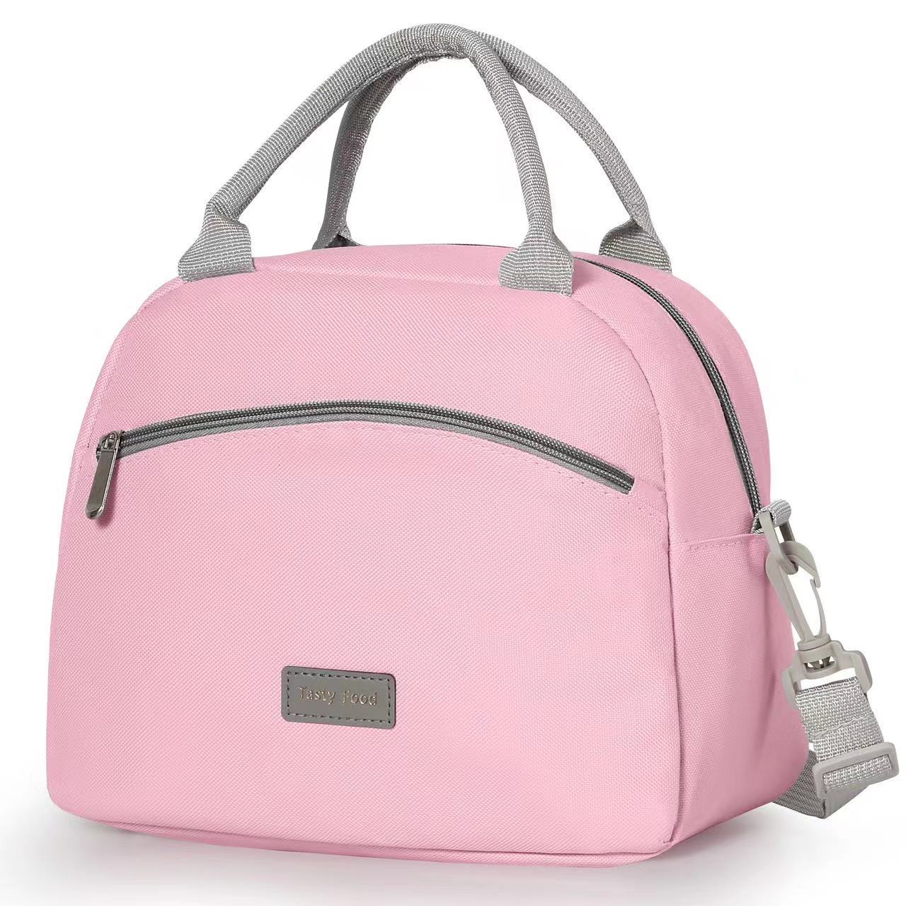 Large Capacity Oxford Insulated Lunch Cooler Bag with Shoulder Strap, perfect for work, school, and outdoor activities