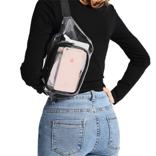 PVC Transparent Sports Waist Pack Bag