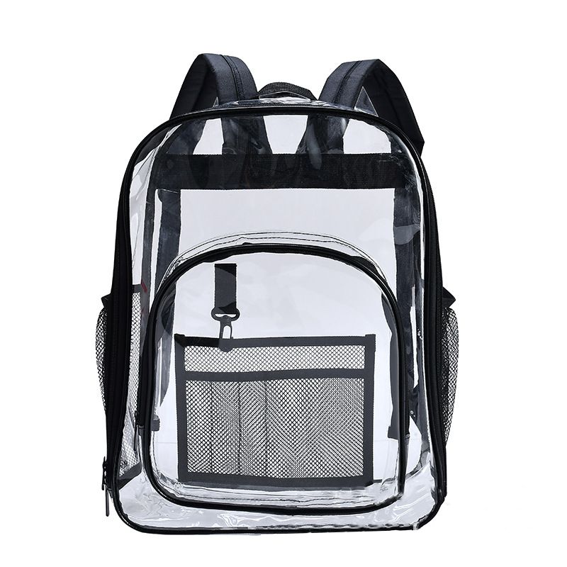 Large Capacity Eco-Friendly PVC Transparent Waterproof Backpack Waterproof Clear PVC Backpack