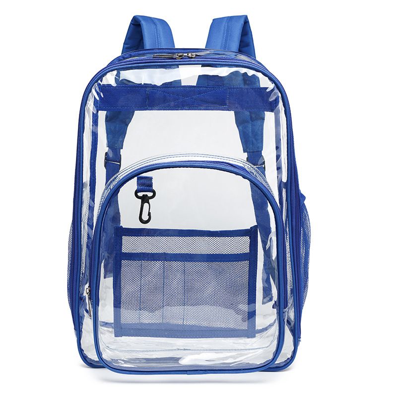 Large Capacity Eco-Friendly PVC Transparent Waterproof Backpack Waterproof Clear PVC Backpack