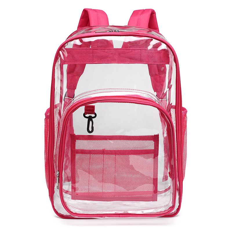 Large Capacity Eco-Friendly PVC Transparent Waterproof Backpack Waterproof Clear PVC Backpack
