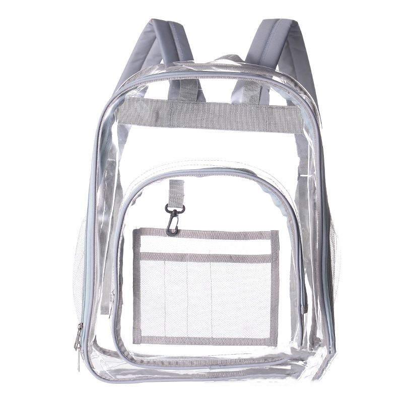 Large Capacity Eco-Friendly PVC Transparent Waterproof Backpack Waterproof Clear PVC Backpack