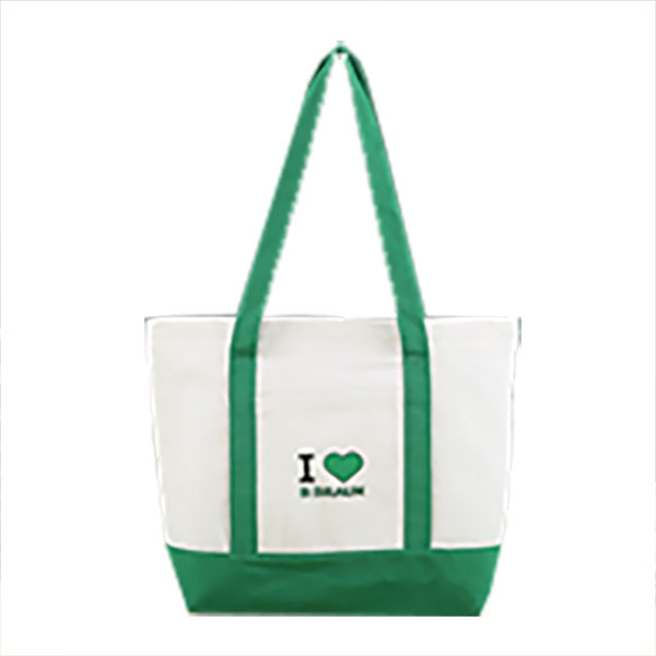Reinforced Heavy-duty Cotton Canvas Boat Tote Bag For Beach, Grocery Shopping, Travel