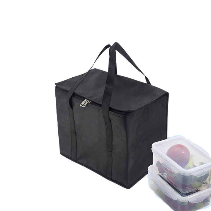 Large Non-woven Bento Aluminum Foil Thermal Insulation Bag Large Capacity Insulated Cooler Bag Keeps Your Food/Thdrink Cold Or Hot