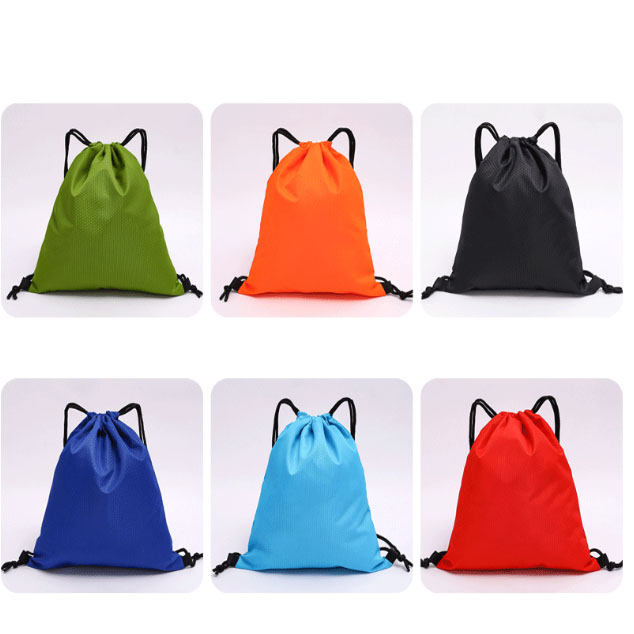 600D Polyester Waterproof Shoulder Pull Rope Sports Training Bag 13