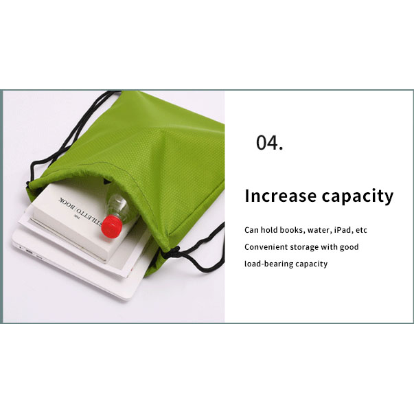 600D Polyester Waterproof Shoulder Pull Rope Sports Training Bag 13