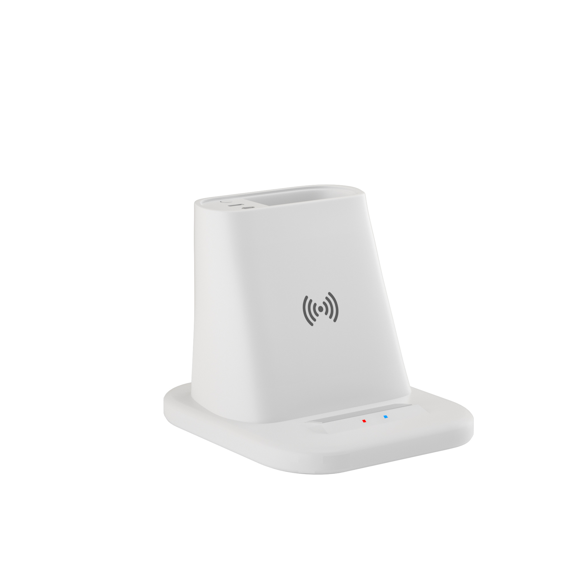 4 IN 1 Desk Pen Holder Wireless Charger Dock Stand