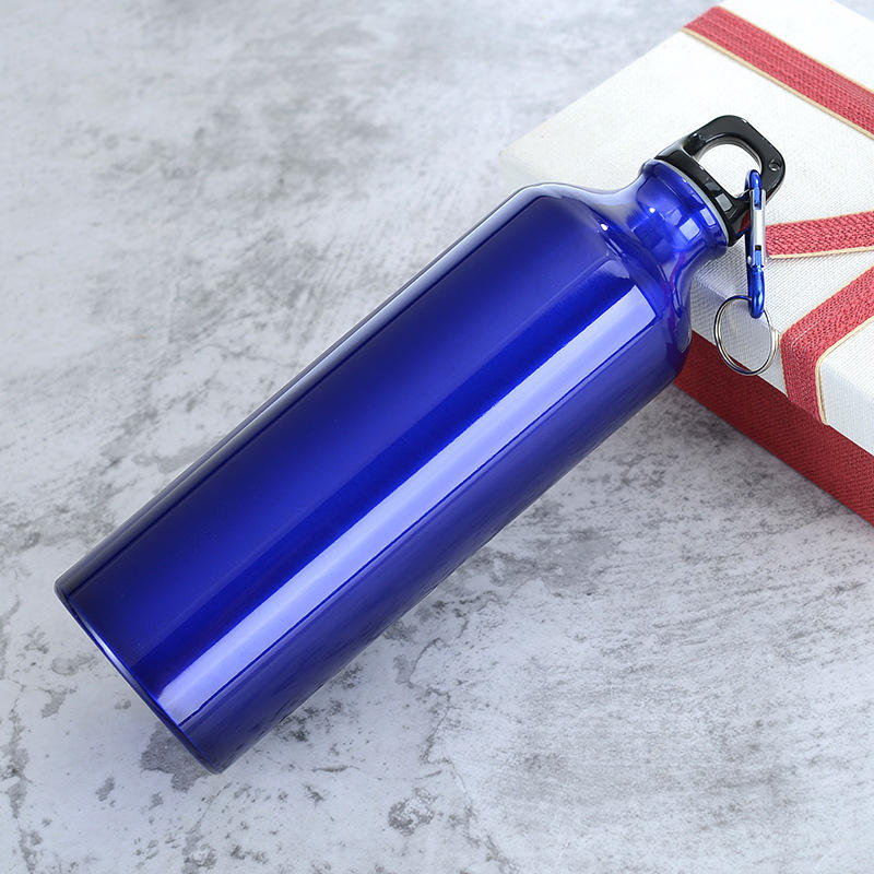 25oz Aluminum Sports Water Bottle With Carabiner