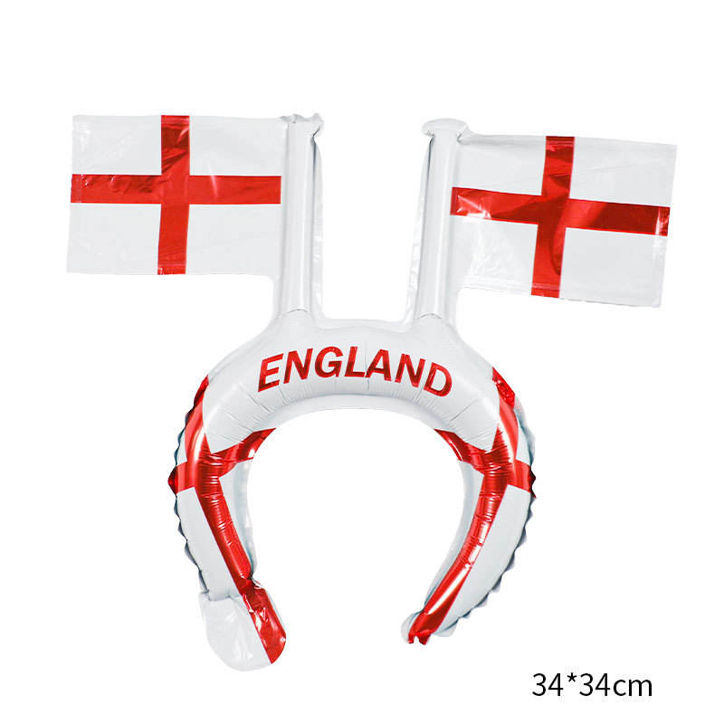 Inflatable Aluminum Foil Film Headband Flag Balloons