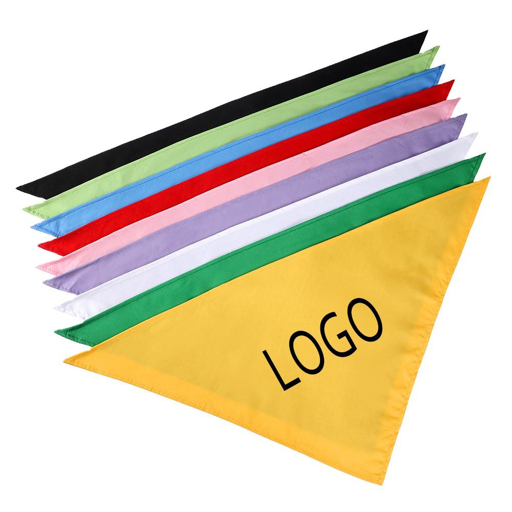 Double-Sided Pet Triangle Scarf Double-Layer Dog Bandanna Pet Neckerchief