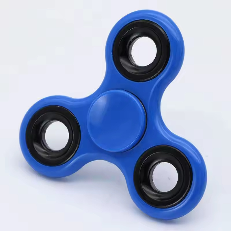 Custom Logo 2.95'' Plastic Fidget Spinner - Stress Relief Toy for Focus, Anxiety, ADHD & Autism
