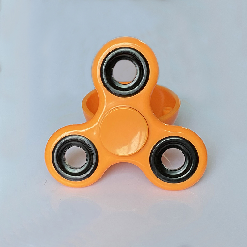 Custom Logo 2.95'' Plastic Fidget Spinner - Stress Relief Toy for Focus, Anxiety, ADHD & Autism