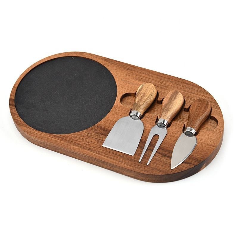 Cheese Cutting Board Kit - Bamboo