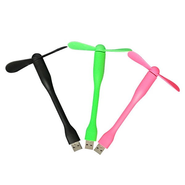 Mini Portable USB Pocket Fan, Soft Silicone Build, Compact Design