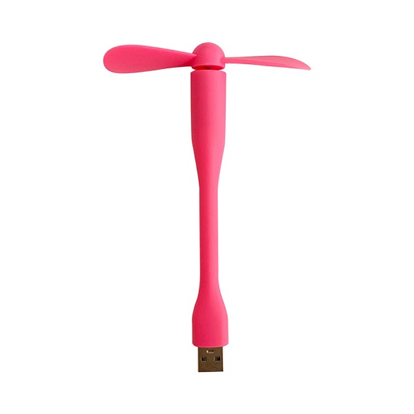 Mini Portable USB Pocket Fan, Soft Silicone Build, Compact Design