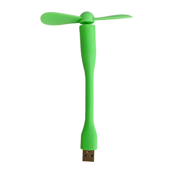 Mini Portable USB Pocket Fan, Soft Silicone Build, Compact Design