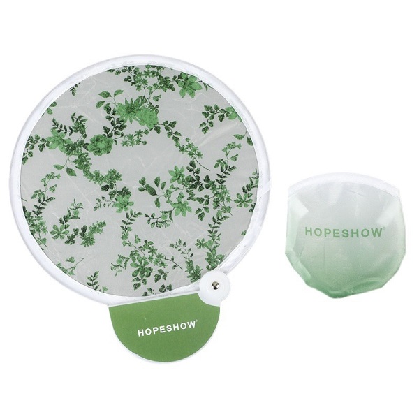 Portable and lightweight Nylon Foldable Pop-up Fan, Size: 7.9