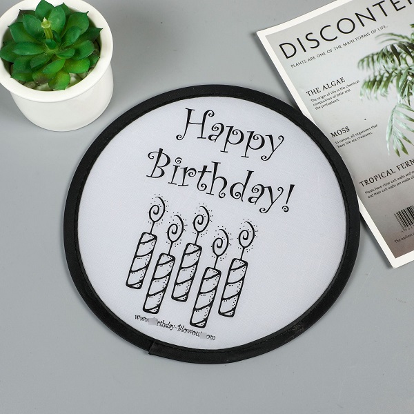 Portable and lightweight Nylon Foldable Pop-up Fan, Size: 7.9