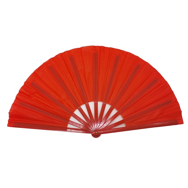 Polyester Folding Plastic Fan, Size: 13.2
