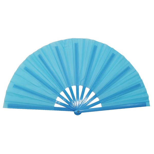 Polyester Folding Plastic Fan, Size: 13.2