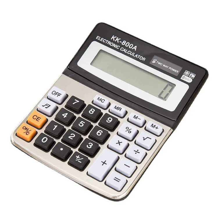 Compact 8-digit Desk Calculator With Sound On/off