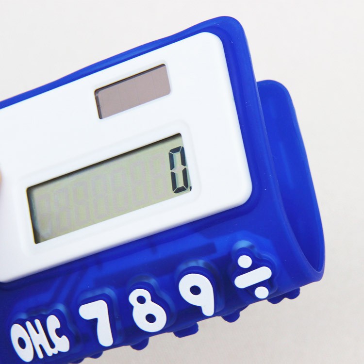 Flexible Silicone Calculator With 8-digit Display