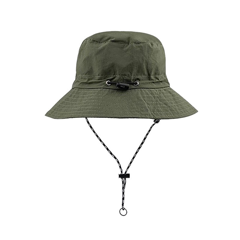 Foldable Bucket Hat with Water-Repellent Finish, Adjustable Drawstring & Quick-Dry Sun Protection for Outdoor Activities
