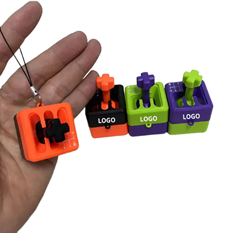 Mini Manual Gear Shift Fidget Keychain, Stress Relief Fidget Toy, Compact Portable Gear Shifter Toy for Anxiety ADHD Autism Focus