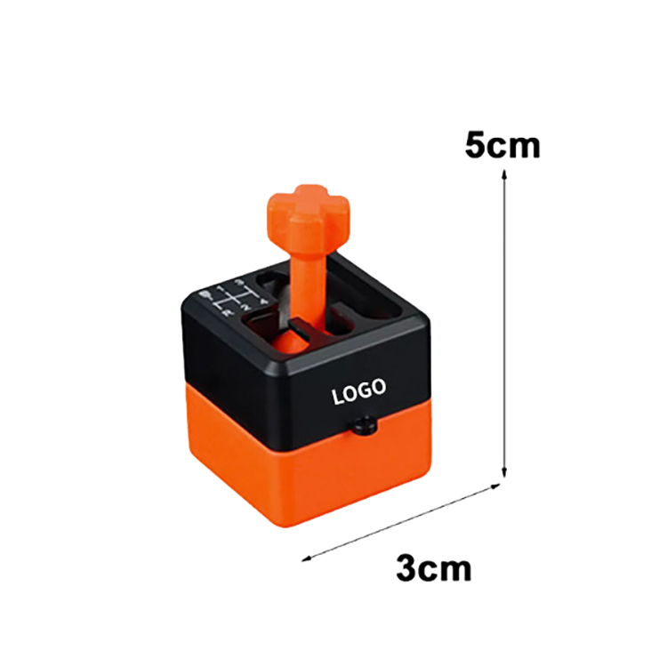 Mini Manual Gear Shift Fidget Keychain, Stress Relief Fidget Toy, Compact Portable Gear Shifter Toy for Anxiety ADHD Autism Focus