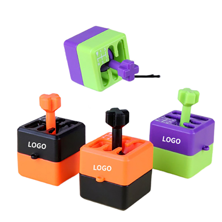 Mini Manual Gear Shift Fidget Keychain, Stress Relief Fidget Toy, Compact Portable Gear Shifter Toy for Anxiety ADHD Autism Focus