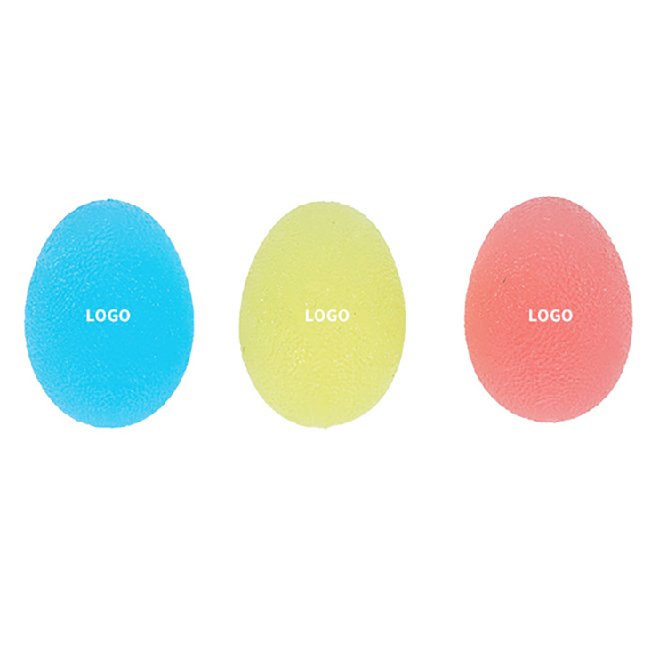 Egg-Shaped Stress Relief Ball, Portable Soft TPR Squeeze Ball Hand Grip Strengthener