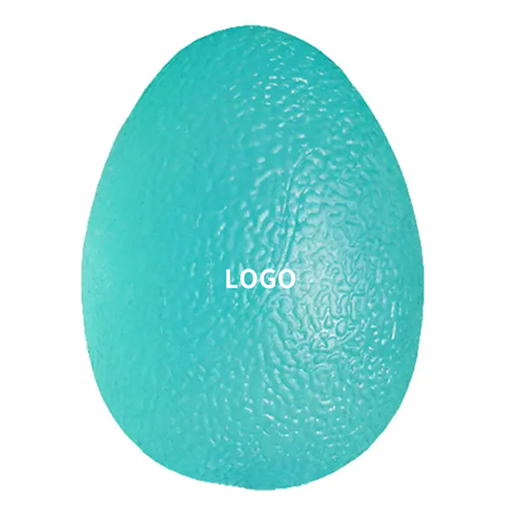 Egg-Shaped Stress Relief Ball, Portable Soft TPR Squeeze Ball Hand Grip Strengthener