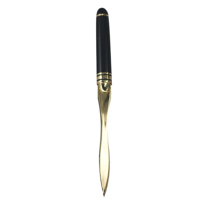 Wood Handle Stainless Steel Envelope Cutter Letter Opener Executive Desk Mail Opener Custom Logo Office Gift