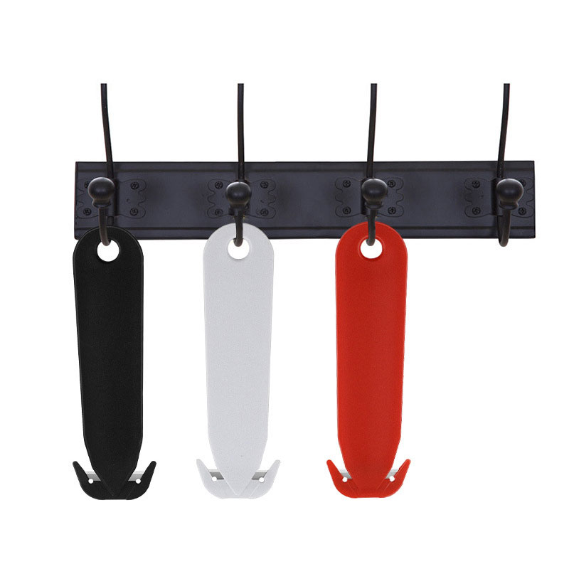Lightweight Ultra-thin Slim Double-edged Plastic Letter Opener With Hanging Hole for Convenient Carrying.