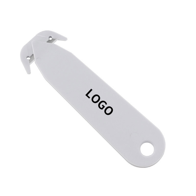 Lightweight Ultra-thin Slim Double-edged Plastic Letter Opener With Hanging Hole for Convenient Carrying.