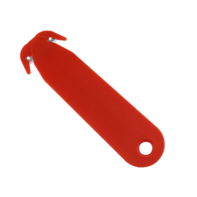 Lightweight Ultra-thin Slim Double-edged Plastic Letter Opener With Hanging Hole for Convenient Carrying.