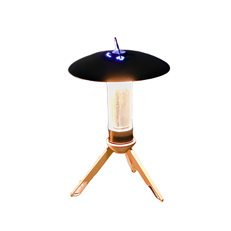 Custom Rechargeable LED Camping Lantern with A Mini Tripod Stand, 3 Lighting Modes, Stepless Dimming, Type-C Fast Charging