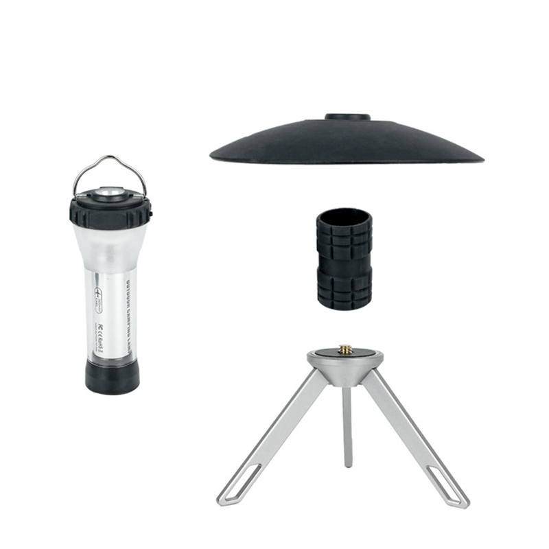 Custom Rechargeable LED Camping Lantern with A Mini Tripod Stand, 3 Lighting Modes, Stepless Dimming, Type-C Fast Charging