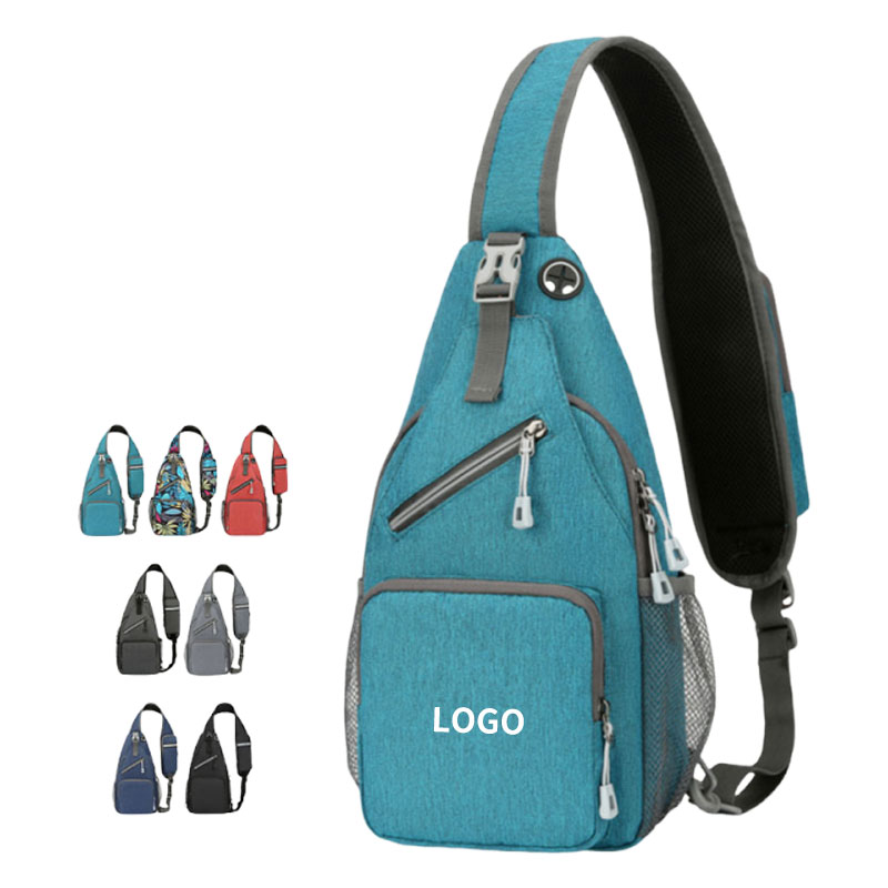 Versatile Casual Oxford Fabric Chest Bag, Multi-pocket Design With Large Capacity, Perfect For Shopping, Traveling And Outdoor
