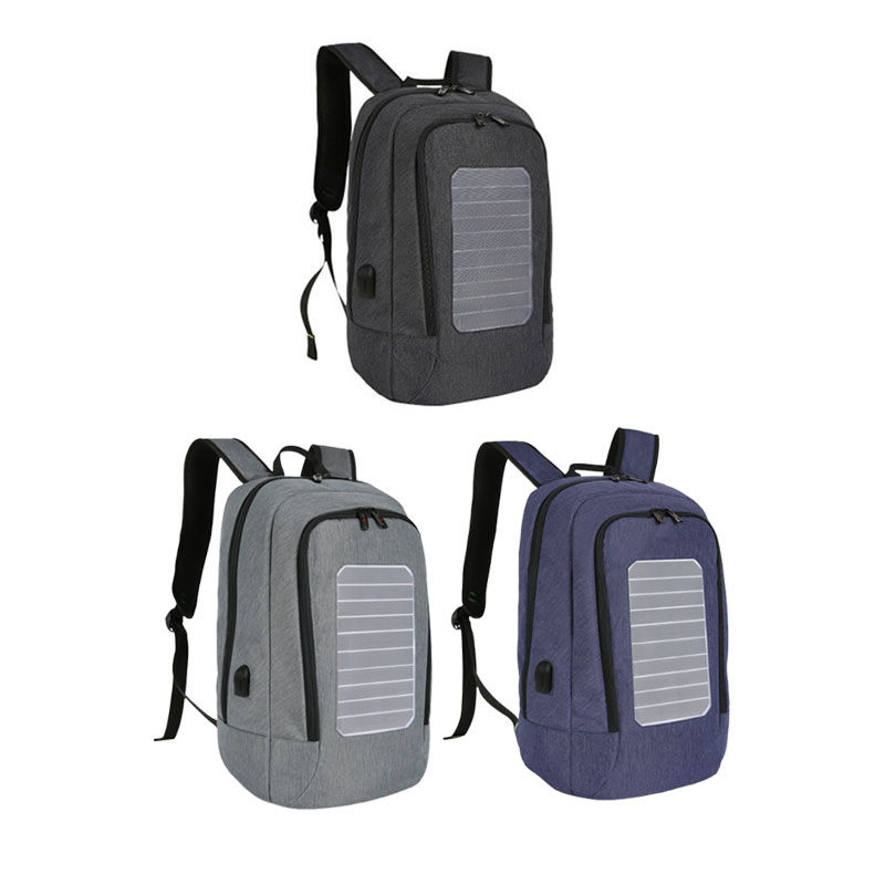Outdoor Oxford Fabric Solar Charging Anti-theft Backpack